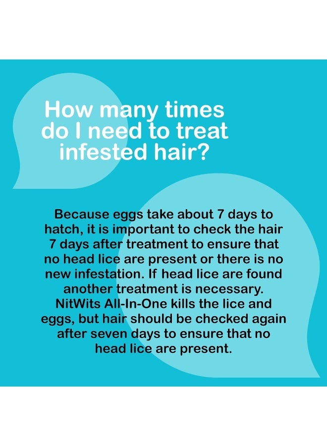 NitWits All-In-One Head Lice Treatment Spray - Image 3